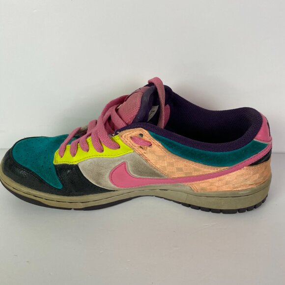 Nike SB Dunk Low 6.0 Shoes Women's 8.5 Sneakers 314141 361 Colorblock - Picture 14 of 15